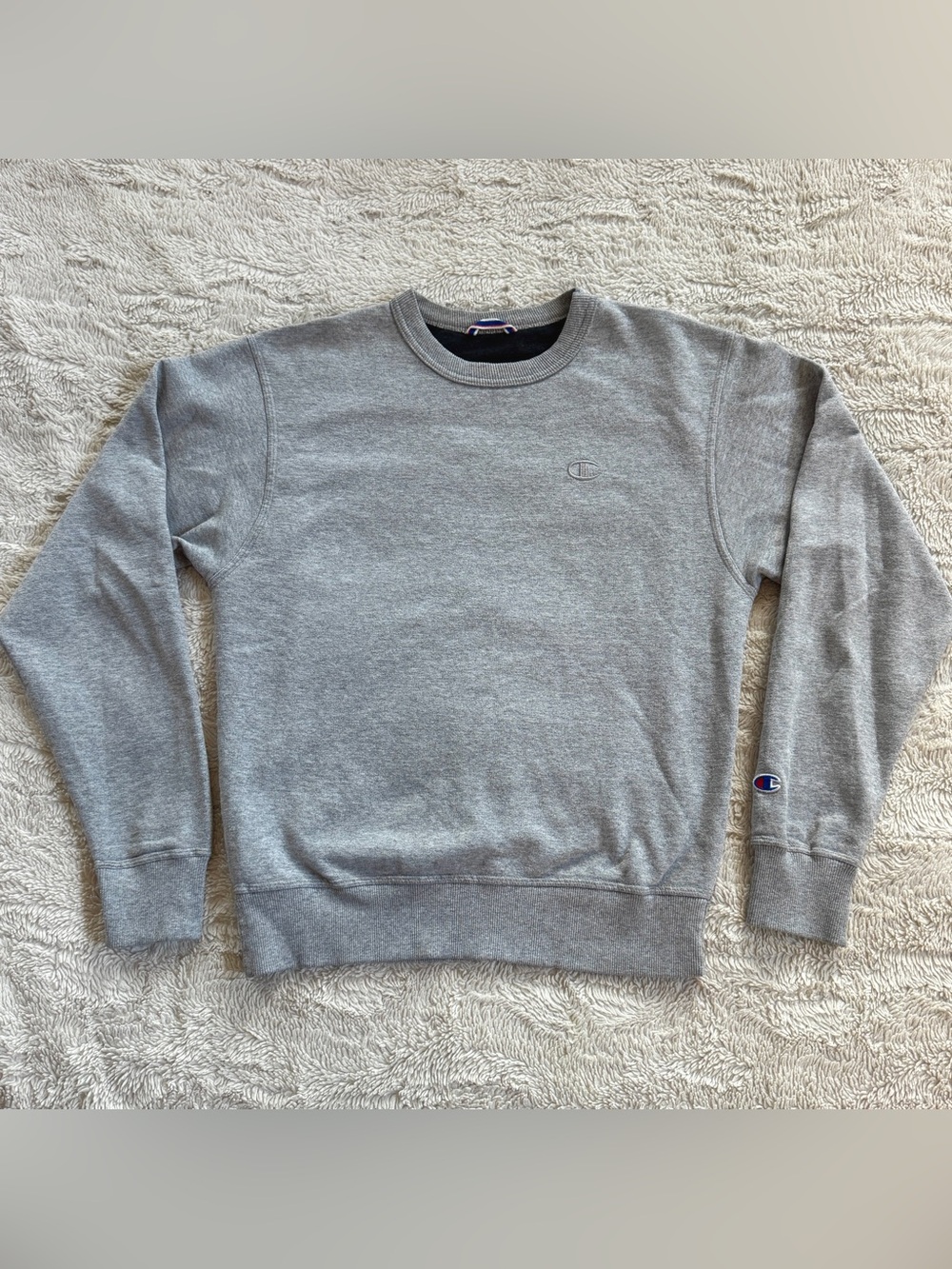 Grey champion crewneck sweatshirt